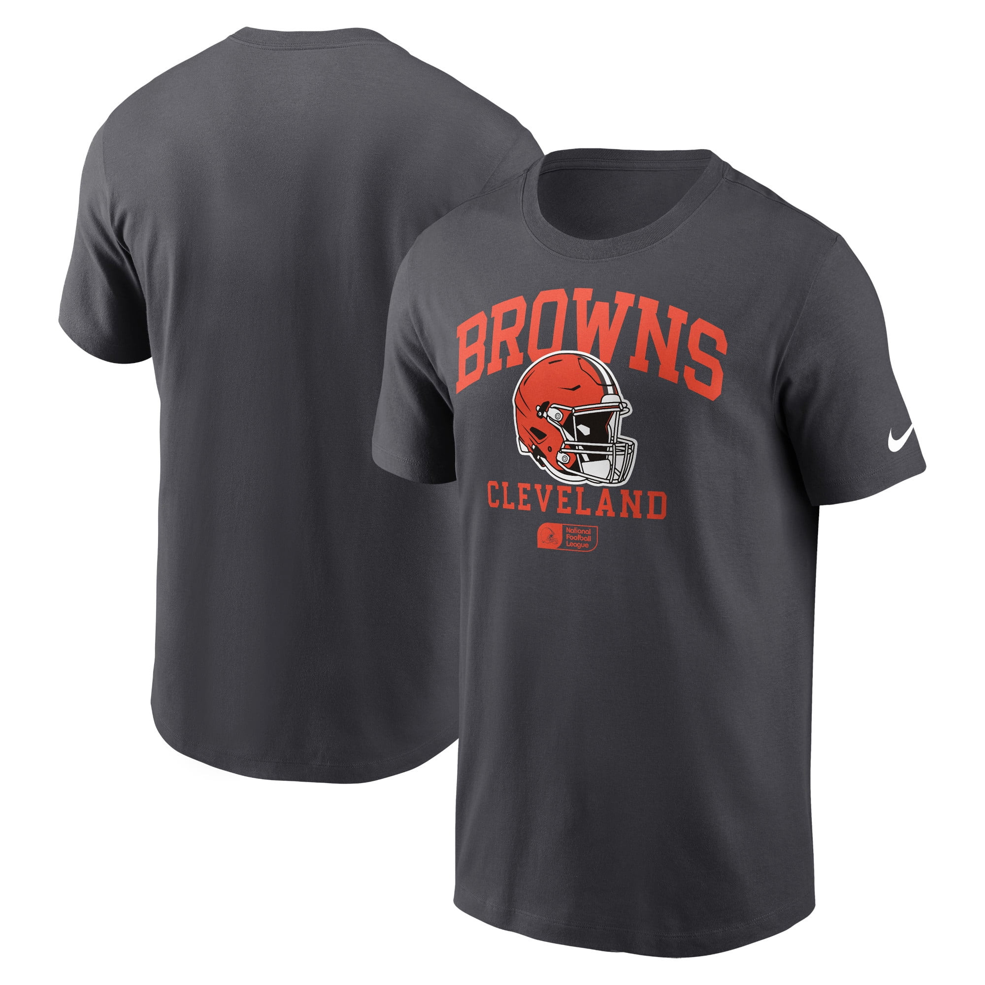 Men 2025 NFL Cleveland Browns Grey T shirts->nfl t-shirts->Sports Accessory